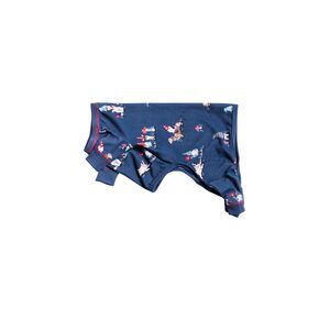 PJ Salvage Women's Loungewear Chillin with My Gnomies Dog Romper, Navy, S